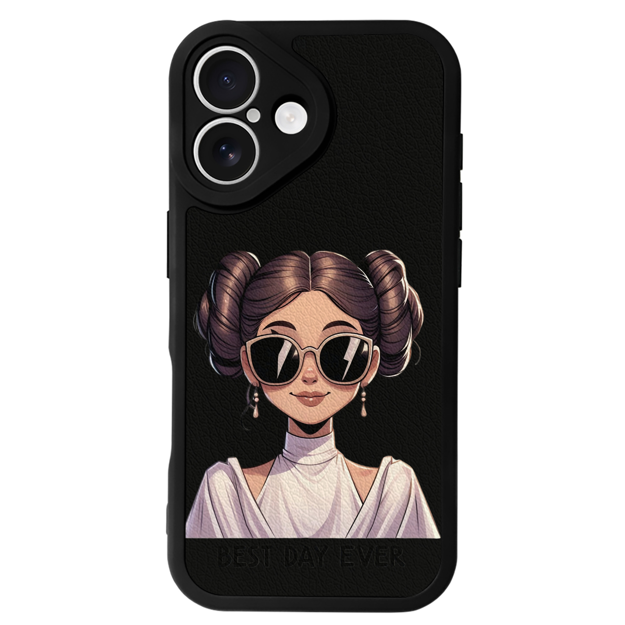 （画像用） スター・ウォーズ Star Wars 【iPhone 16シリーズ対応】シリコンスマホケース（レザー調） 材質：シリコン